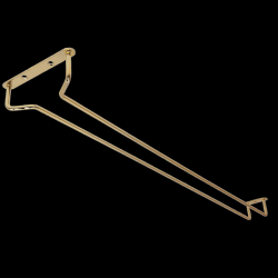 Glass Hanger Brass 61cm