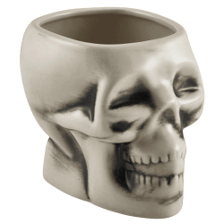 White Tiki Skull Mug 80cl