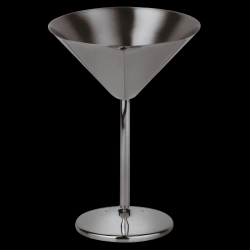 Martini glass Inox Black 12cl