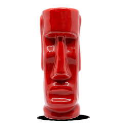 Tiki Slim Moai Red Passion...