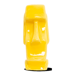 Tiki Slim Moai Yellow 65cl