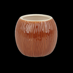 Ceramic Coconut Tiki Mug 