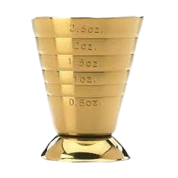 BAR MEASURING CUP GOLD...