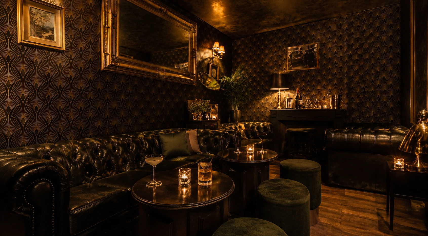 Le Speakeasy de La Maison du Barman, bar intime et feutré.