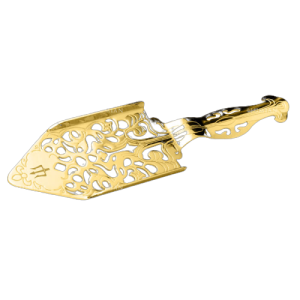 Cuillère à Absinthe Dorée - Accessoire ajouré plaqué or pour rituel du sucre - La Maison du Barman