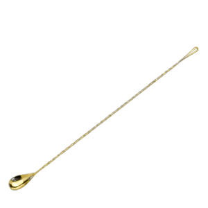 Cuillère à mélange teardrop 40cm or