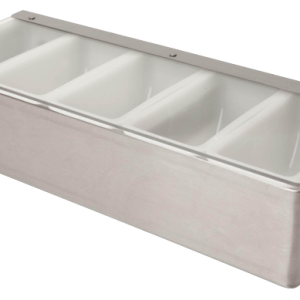 Stainless Steel Condiment Holder 5 Compartment