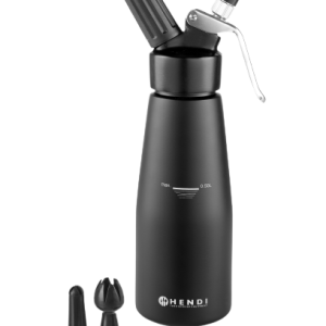 Siphon ALUMINIUM à chantilly Kitchen Line noir 500ml