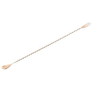 Cuillère à mélange trident 50cm cuivre