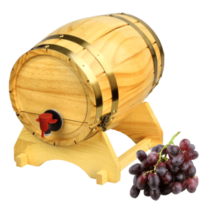Wooden Wine Barrel Dispenser 5ltr
