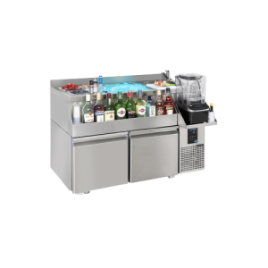 Station Cocktail Refrigerated 2 Doors -2/+8°C – 1200x600x850mm