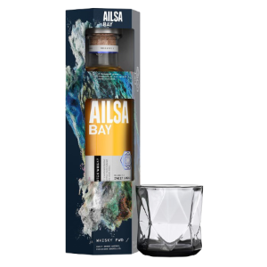 Ailsa Bay 48.9% Coffret 1 Verre - Pack cadeau whisky single malt avec verre - La Maison du Barman