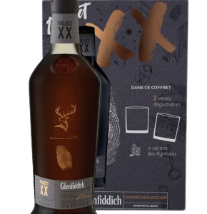 Glenfiddich Project XX 47% Coffret + 2 Verres