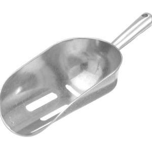 Pelle à glaçons avec fentes en aluminium