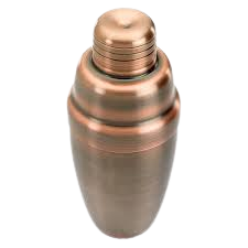 Shaker Cobbler 500ml Antique Copper - Shaker 3 pièces finition cuivre vieilli - La Maison du Barman