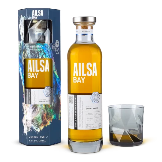 Ailsa Bay 48.9% Coffret 1 Verre (Single Malt)