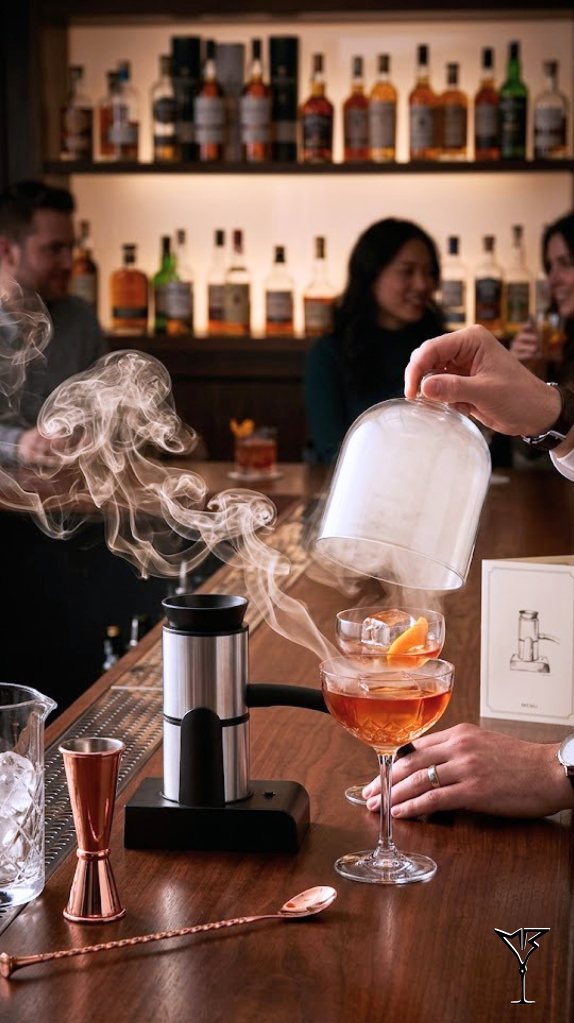 Fumoir Pipe - Fumoir à cocktail en forme de pipe - La Maison du Barman
