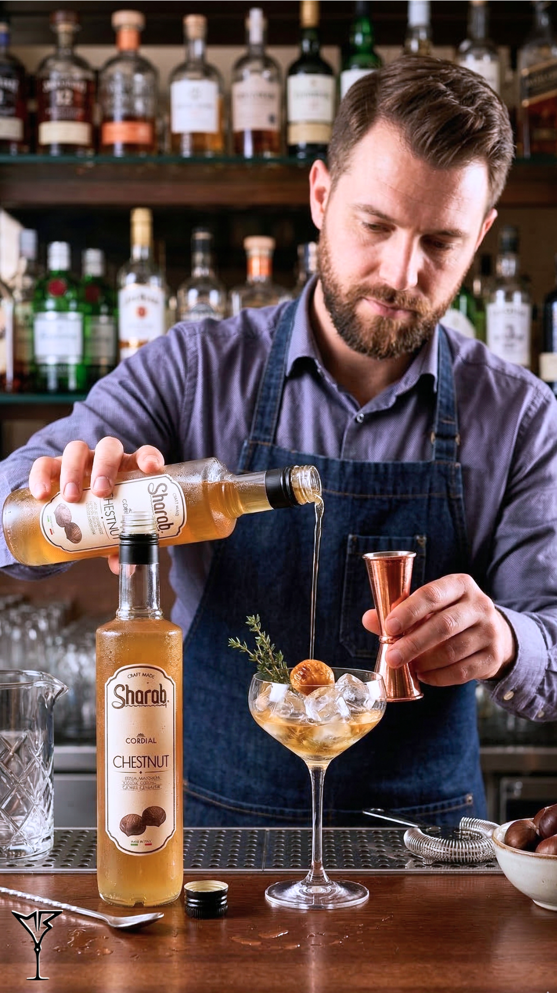 Cordial Sharab Rubus 500ml - Bouteille de sirop artisanal aux fruits rouges - La Maison du Barman