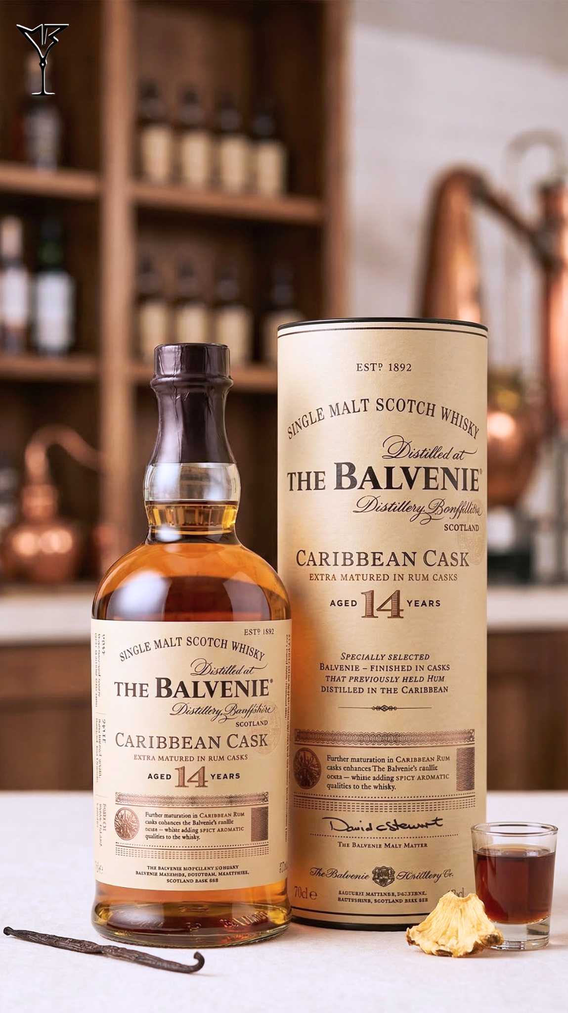Whisky Balvenie 14 Ans Caribbean Cask 70cl (Caribbean Cask Single Malt Scotch Whisky)