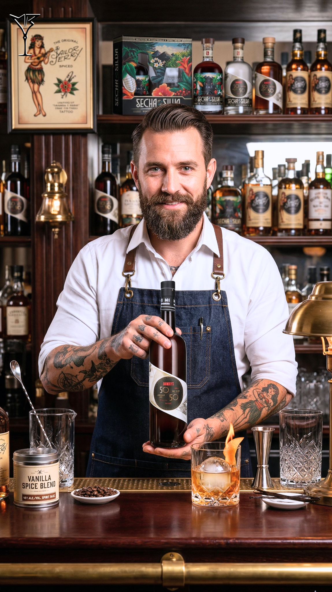 Rhum Ron Colón Salvadoreño Rumrye 50% 70cl - Bouteille d'assemblage rhum et rye whiskey - La Maison du Barman