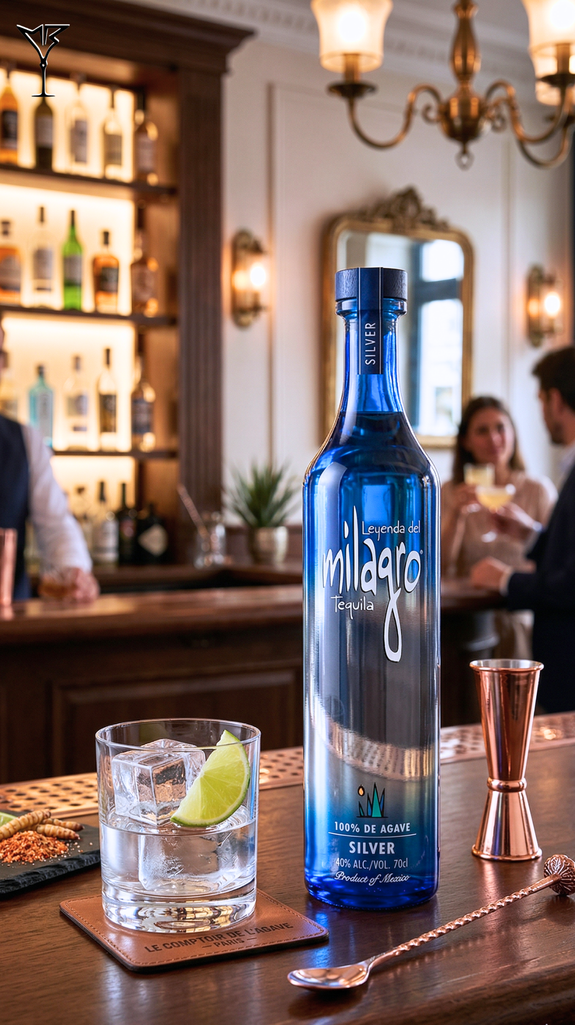 Tequila Milagro Silver 40% 70cl - Bouteille de tequila mexicaine blanco - La Maison du Barman