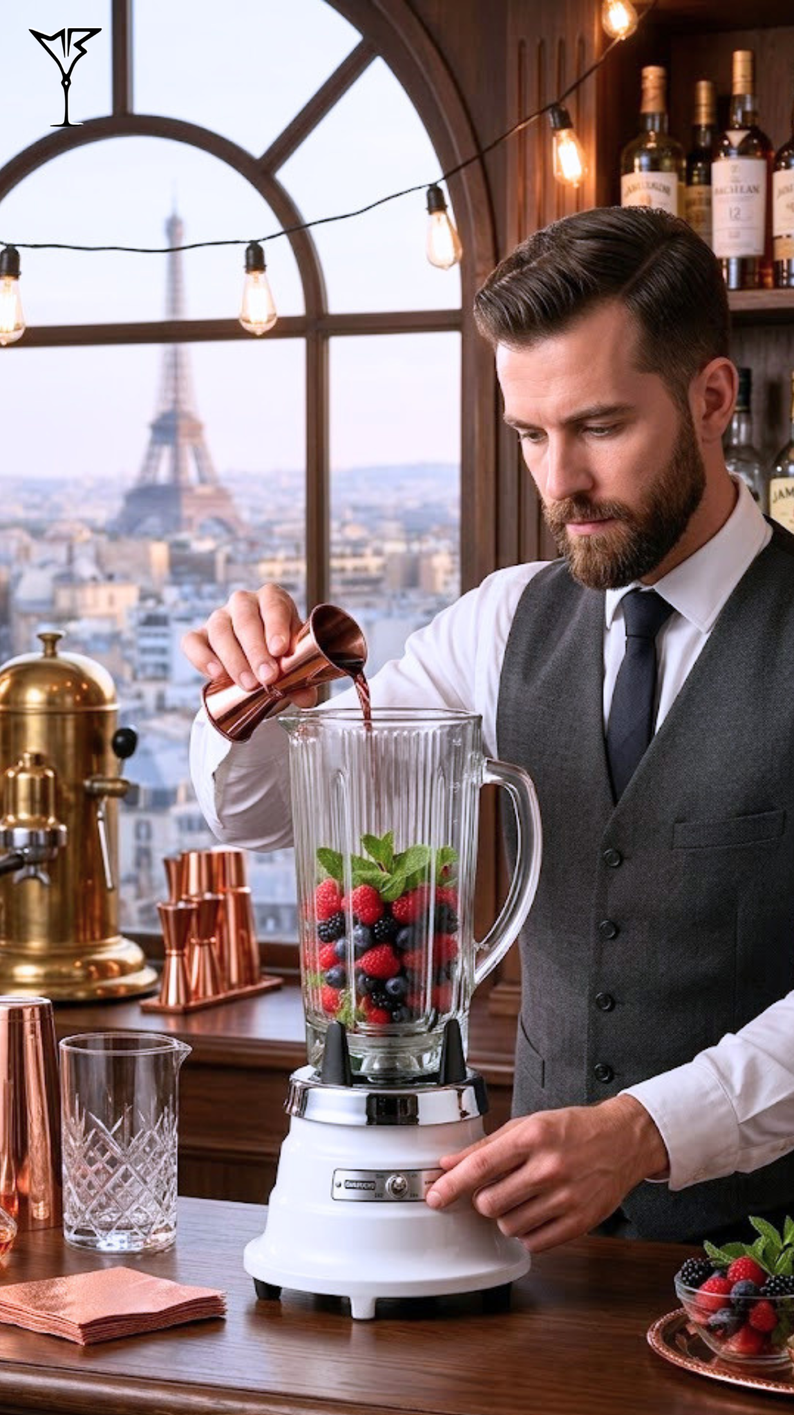 Blender Waring Rétro Bol en Verre Trempé 330W