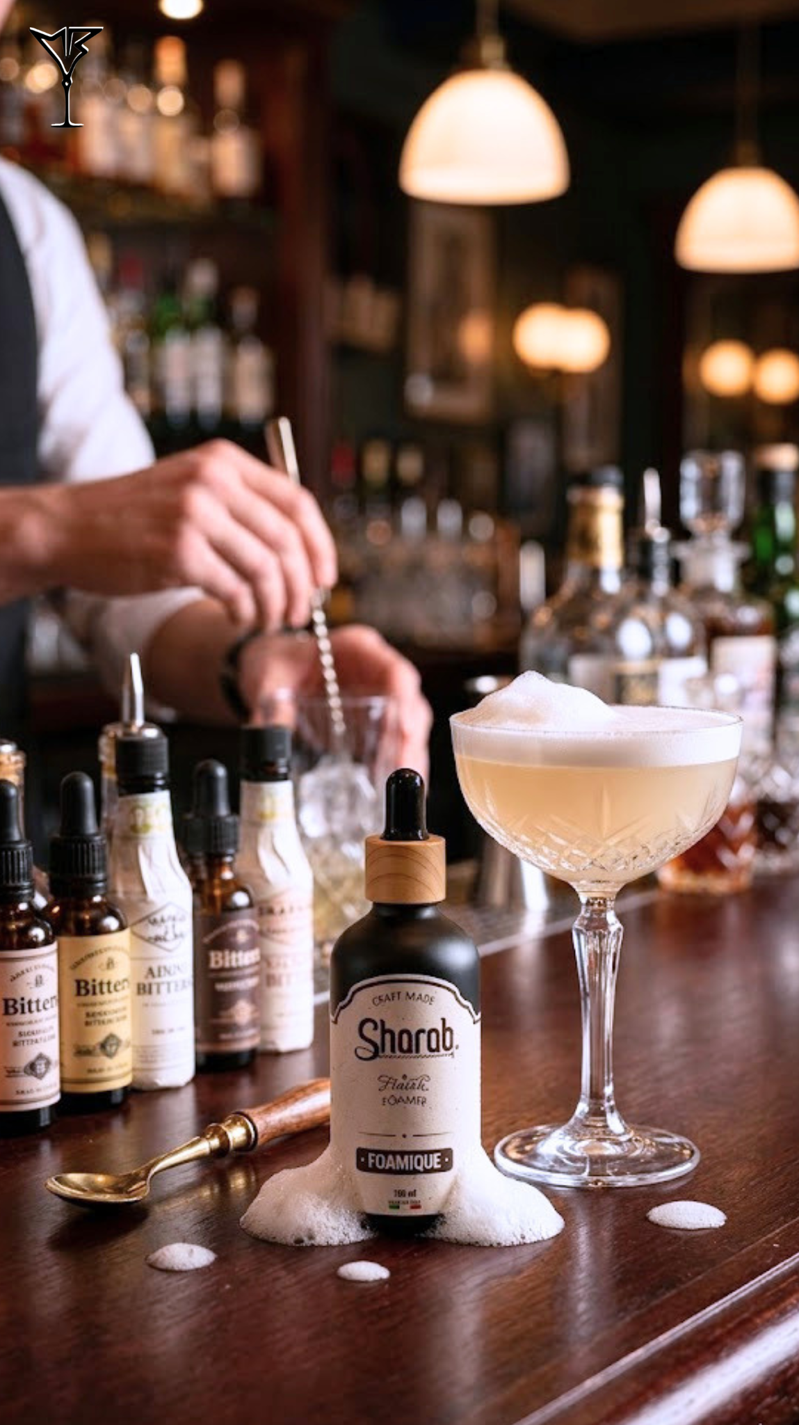 Émulsifiant Foamique Magic Foamer 100ml - Flacon d'agent moussant vegan pour cocktails - La Maison du Barman