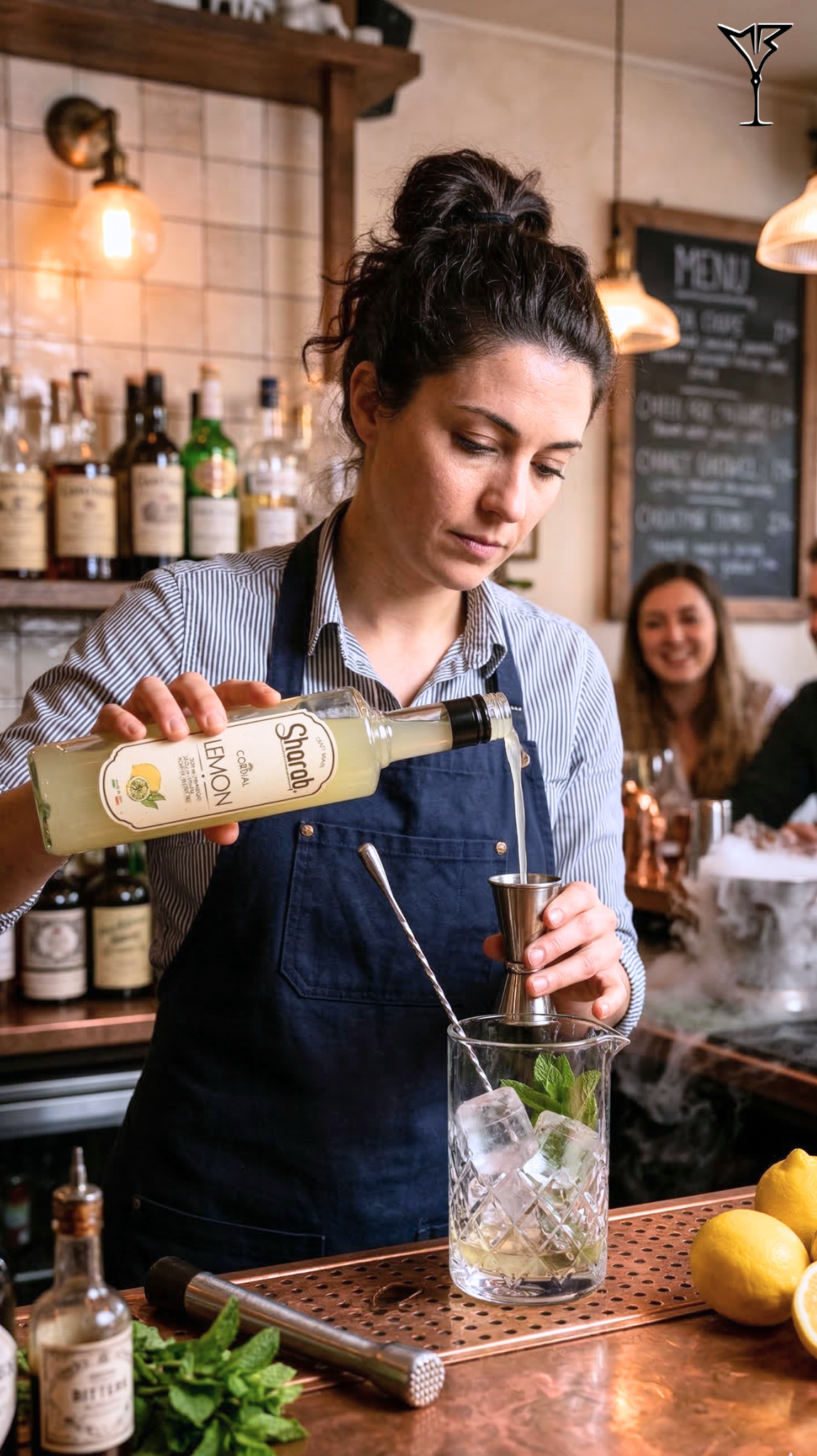 Cordial Sharab Citron 500ml - Bouteille de sirop artisanal au citron - La Maison du Barman