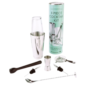 Kit Cocktail 8 Pièces - Set Boston Shaker complet avec pilon et doseur - La Maison du Barman