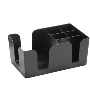 Organisateur de bar noir