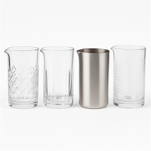 Verre à Mélanger En Cristal 700ml VOSAREA - Pichet Cocktails, Outil Barman Pro Pour Boissons Parfaites