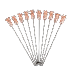 Pineapple Garnish Pick cuivre x10