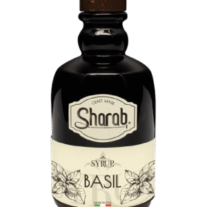 Sirop Sharab Basilic 500ml - Bouteille de sirop artisanal au basilic - La Maison du Barman