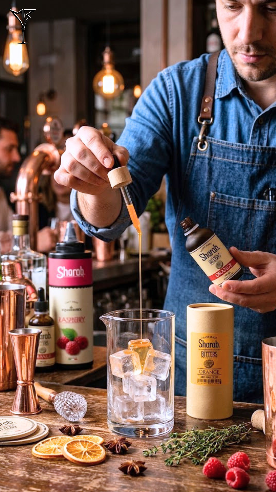 Bitter Orange Sans Alcool 50ml - Flacon de bitter artisanal à l'orange - La Maison du Barman