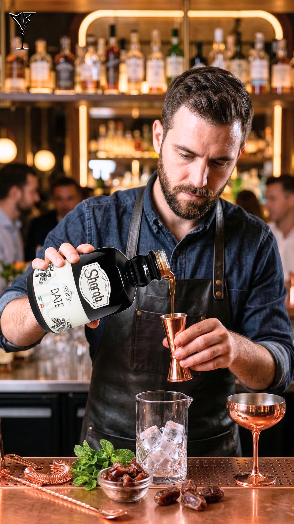 Sirop Sharab Datte 500ml - Bouteille de sirop artisanal à la datte - La Maison du Barman