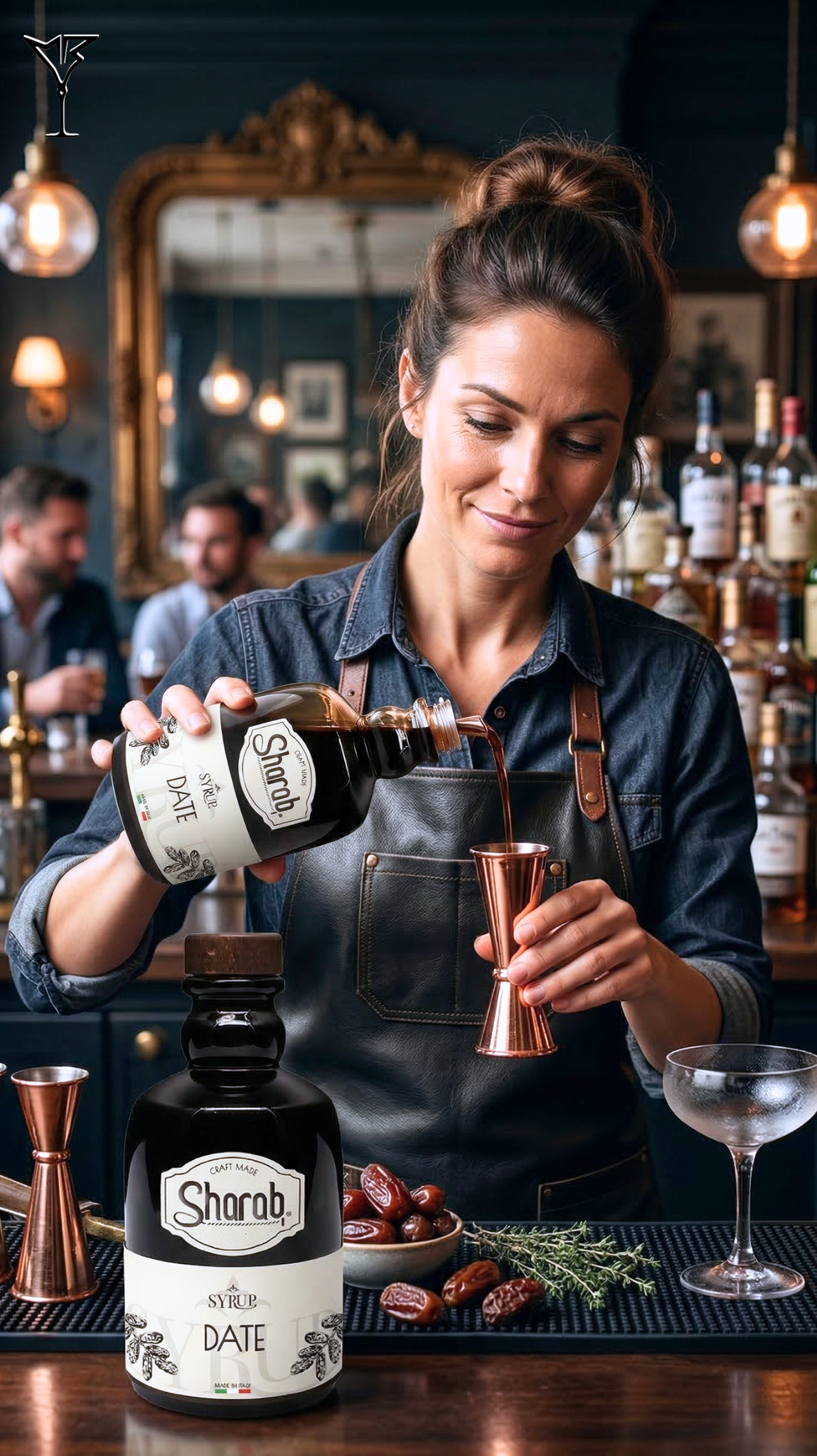Sirop Sharab Datte 500ml - Bouteille de sirop artisanal à la datte - La Maison du Barman