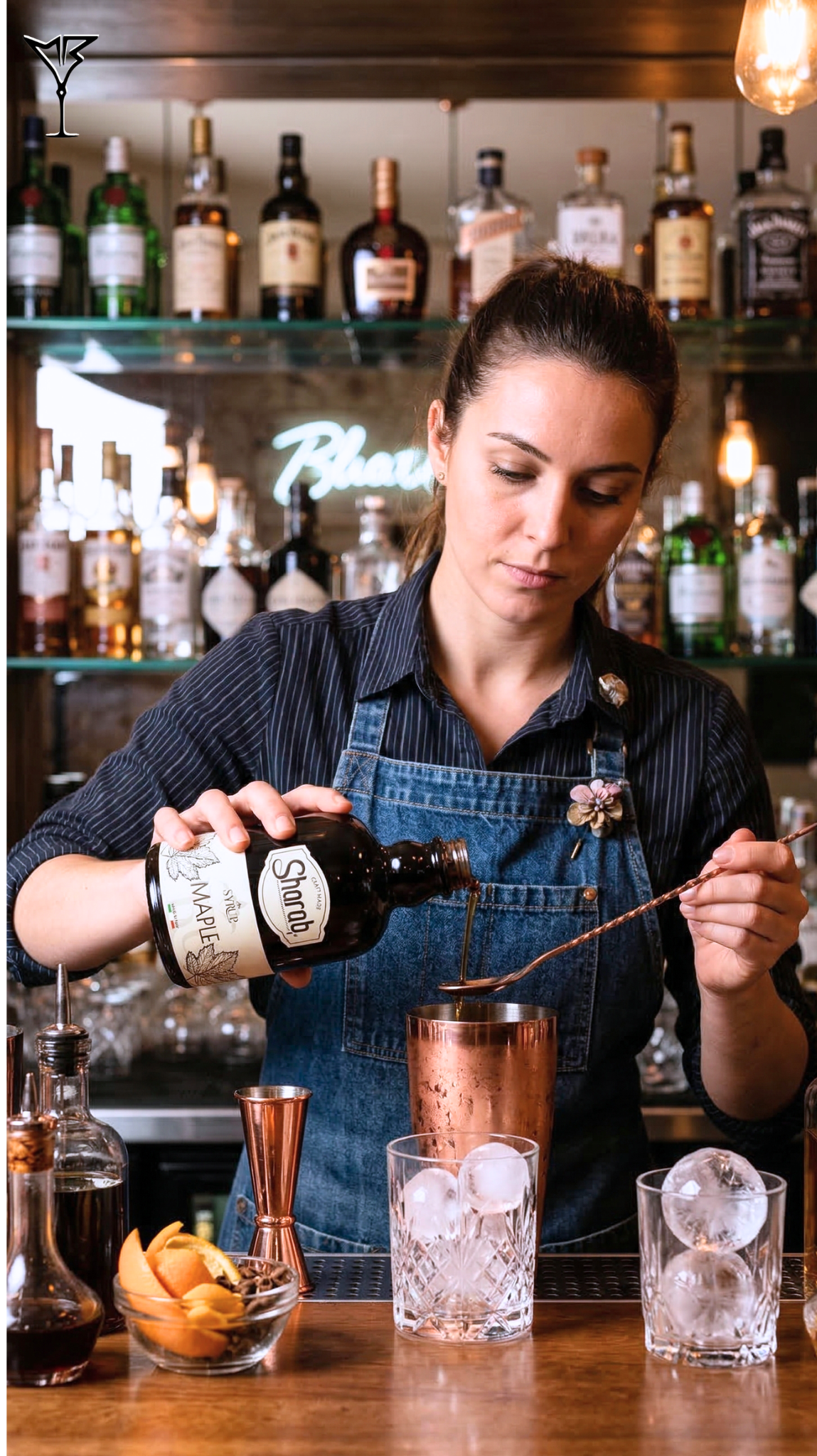 Sirop Sharab Érable 500ml - Bouteille de sirop artisanal à l'érable - La Maison du Barman