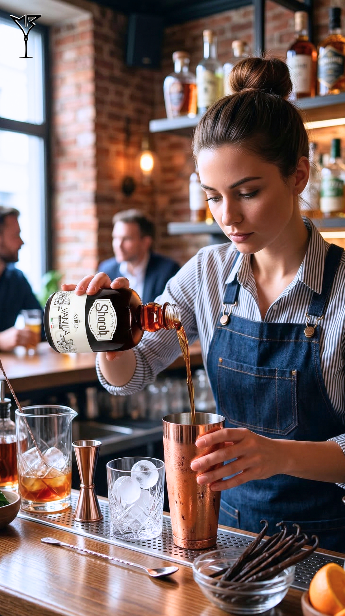 Sirop Sharab Vanille 500ml - Bouteille de sirop artisanal à la vanille - La Maison du Barman