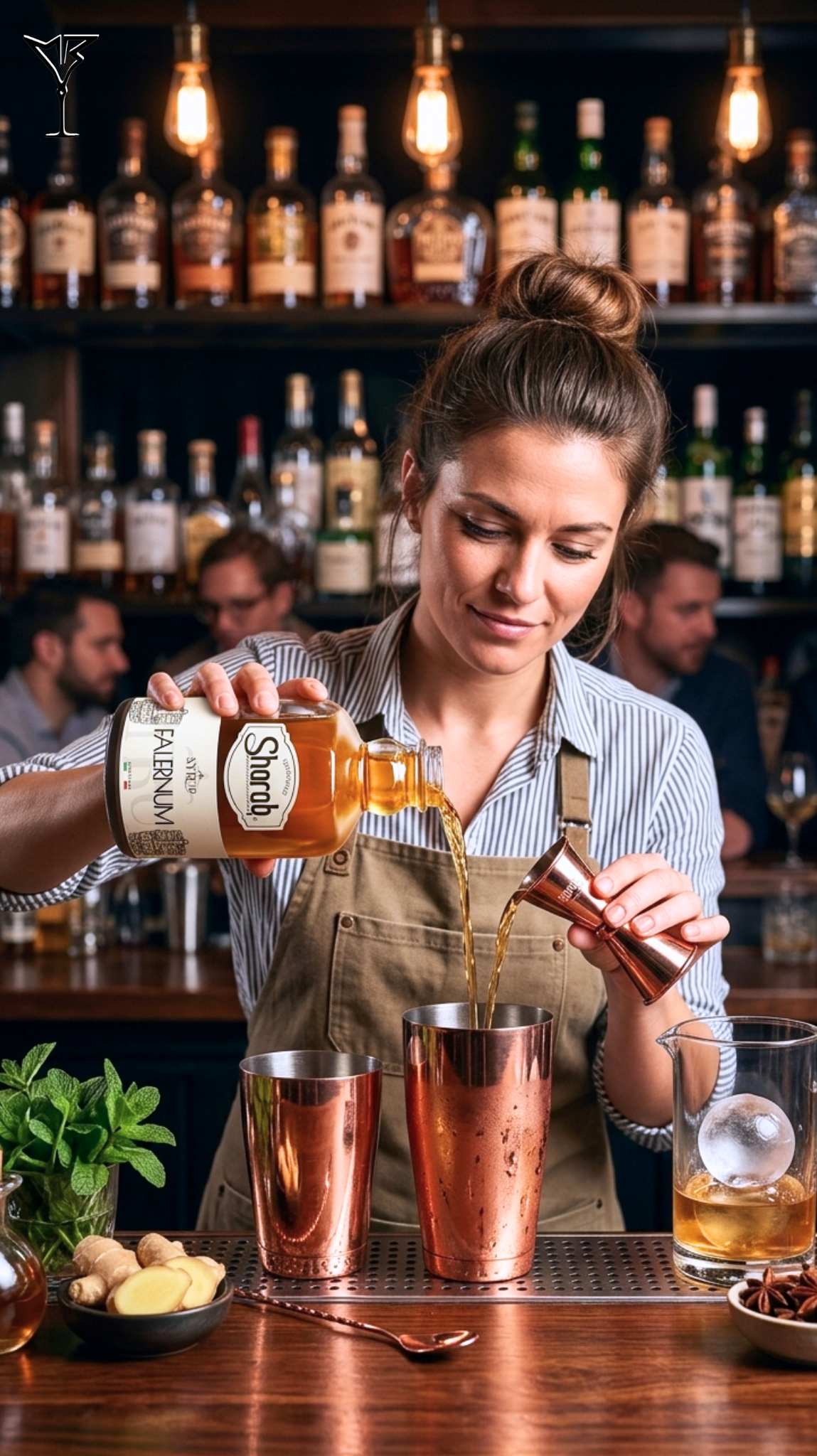 Sirop Sharab Falernum 500ml - Bouteille de sirop artisanal au falernum - La Maison du Barman