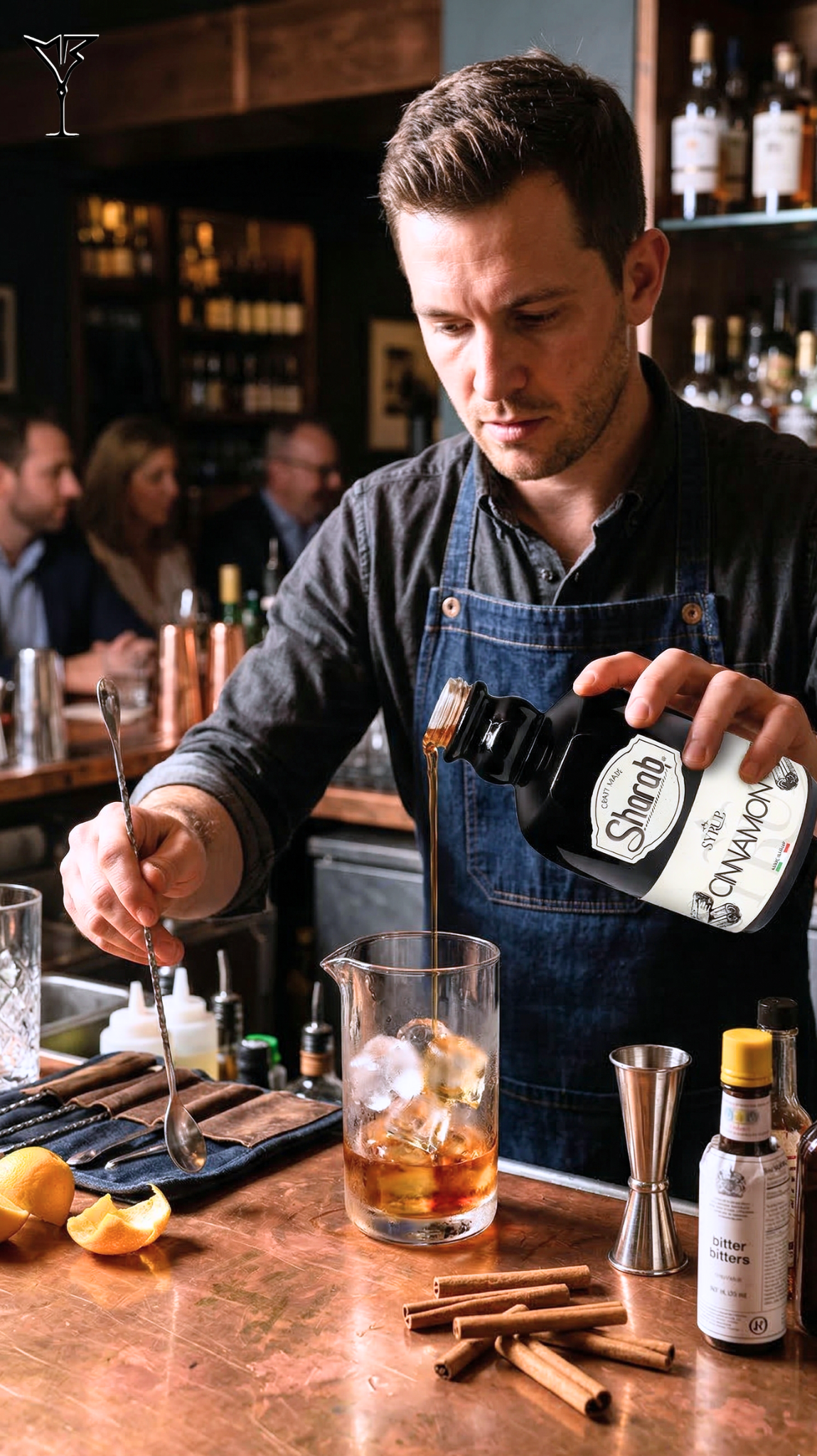 Sirop Sharab Cannelle 500ml - Bouteille de sirop artisanal à la cannelle - La Maison du Barman