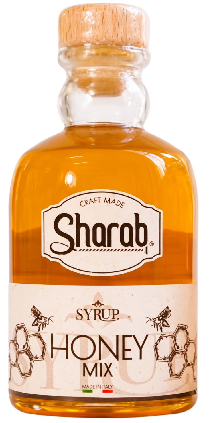 Sirop Sharab Honey Mix 500ml - Bouteille de sirop artisanal au miel - La Maison du Barman