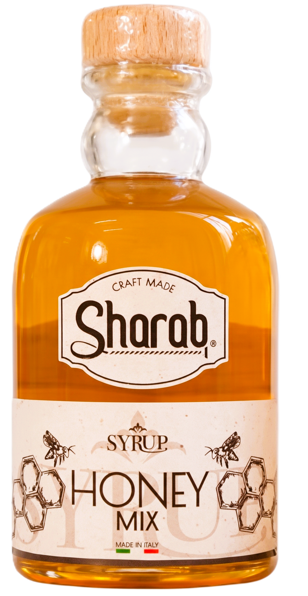 Sirop Sharab Honey Mix 500ml - Bouteille de sirop artisanal au miel - La Maison du Barman