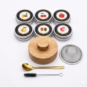 Cocktail Smoking with Chips Kit Round