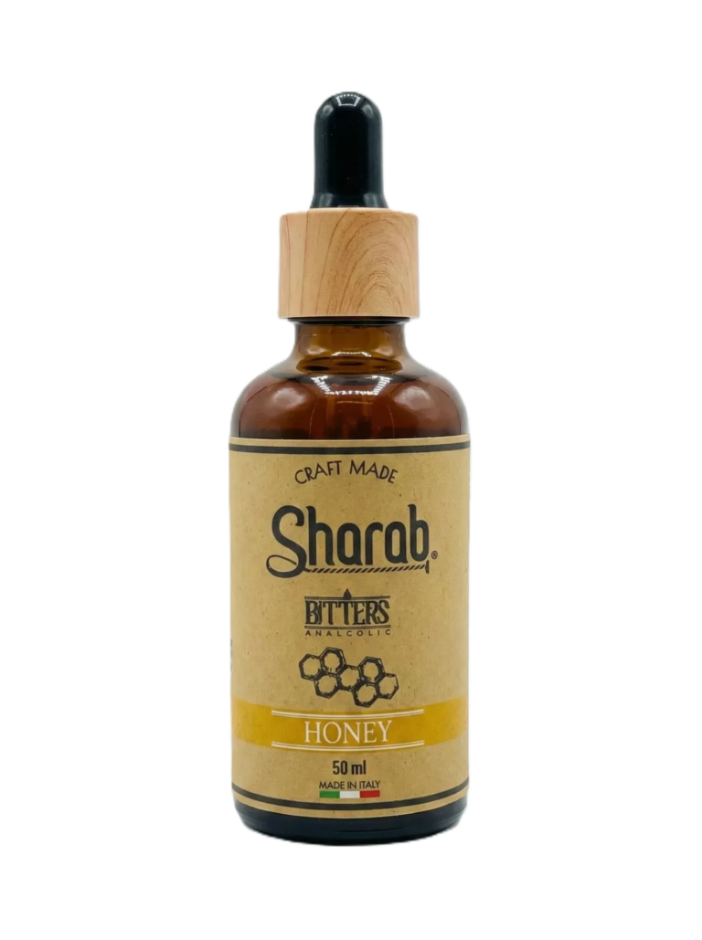 Bitter Sharab Honey Sans Alcool 50ml - Flacon de bitter artisanal au miel - La Maison du Barman