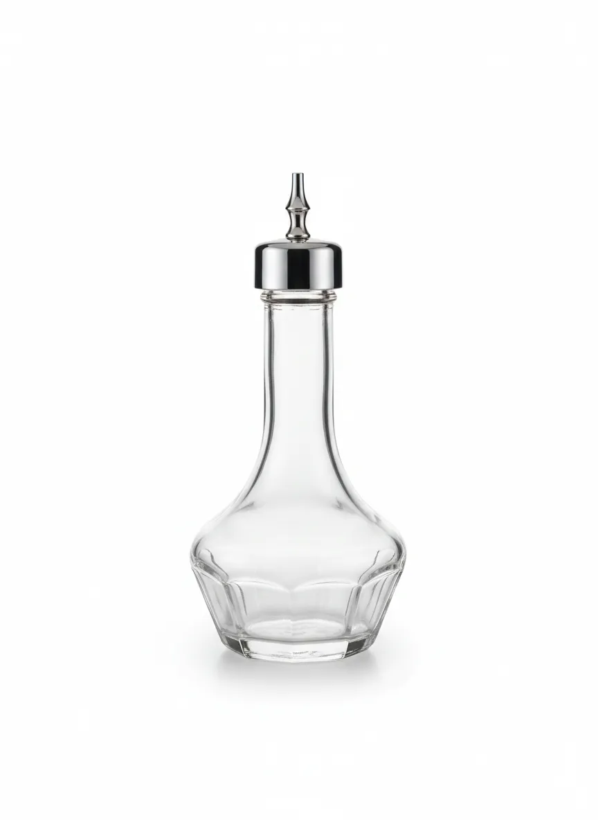 Bitter Bottle Diamant 5cl (Dash Bottle) - Flacon verre taillé pour cocktail - La Maison du Barman