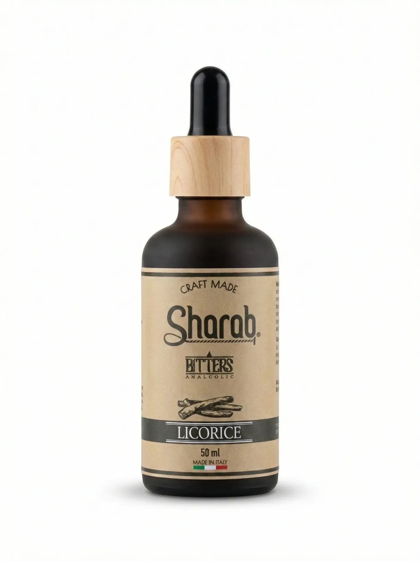 Bitter Sharab Oak Smoke 50ml (Alcohol Free Bitters) - Bitter arôme fumé chêne sans alcool - La Maison du Barman