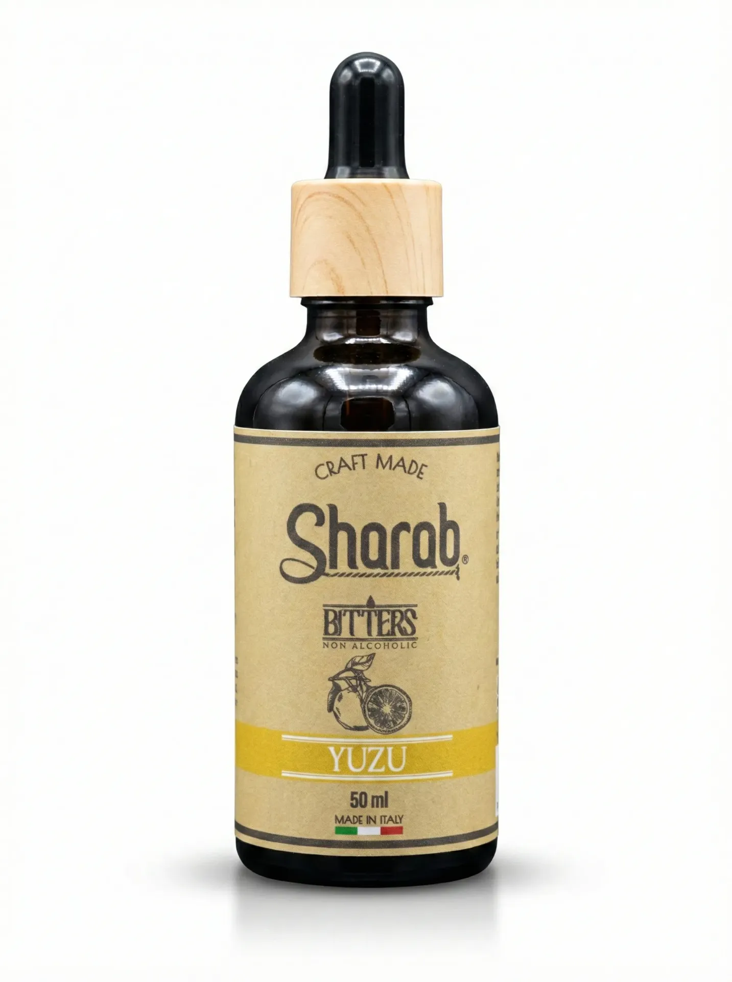 Bitter Sharab Yuzu 50ml (Alcohol Free Bitters) - Arôme yuzu citron japonais sans alcool - La Maison du Barman