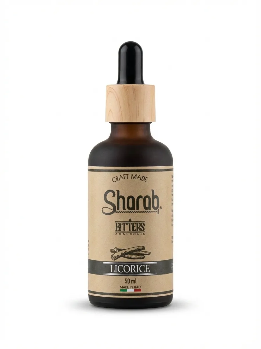 Bitter Sharab Licorice 50ml (Alcohol Free Bitters) - Bitter saveur réglisse sans alcool - La Maison du Barman