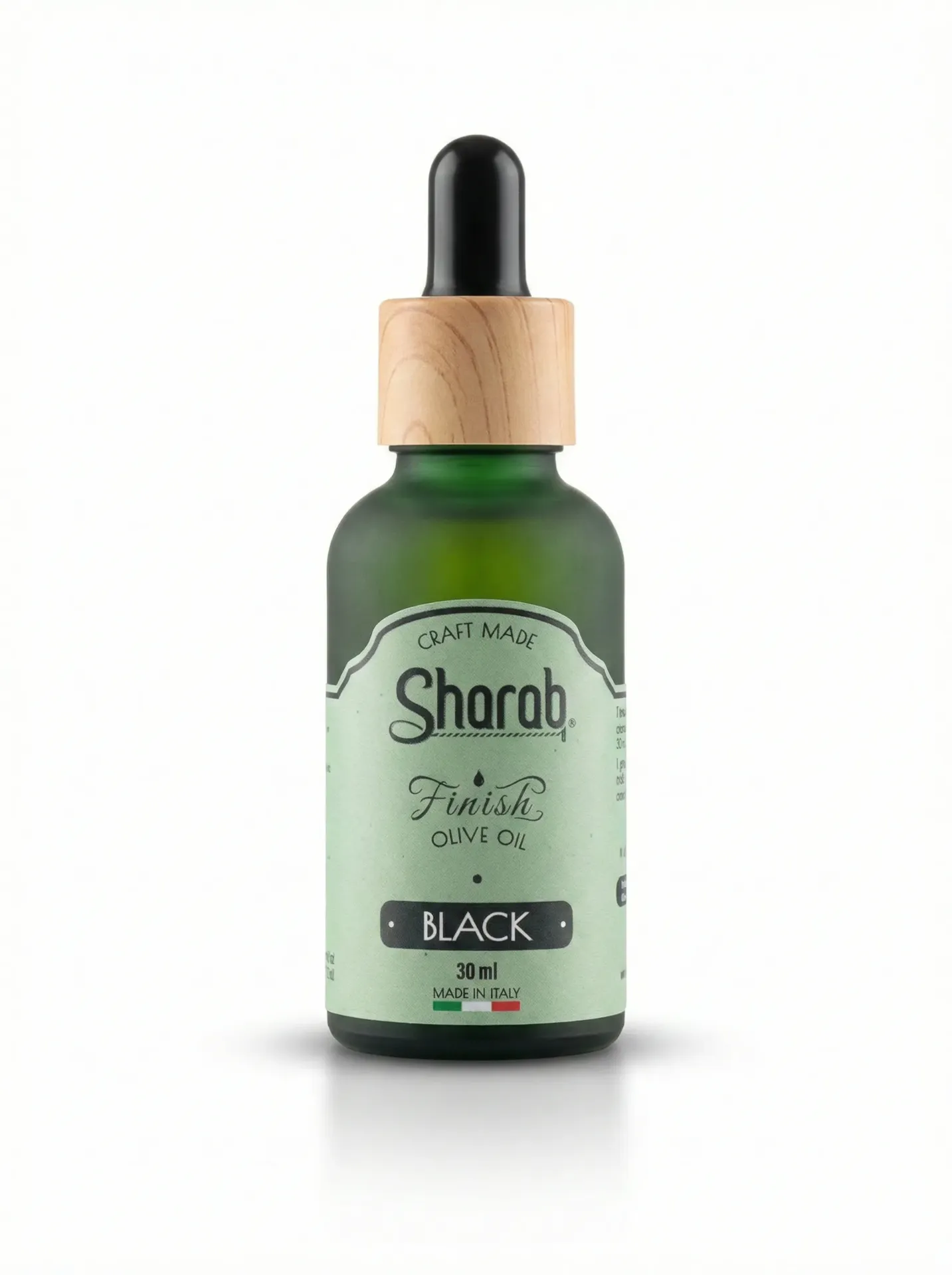Sharab Huile d'Olive Black 30ml - Finish Olive Oil pour cocktail - La Maison du Barman