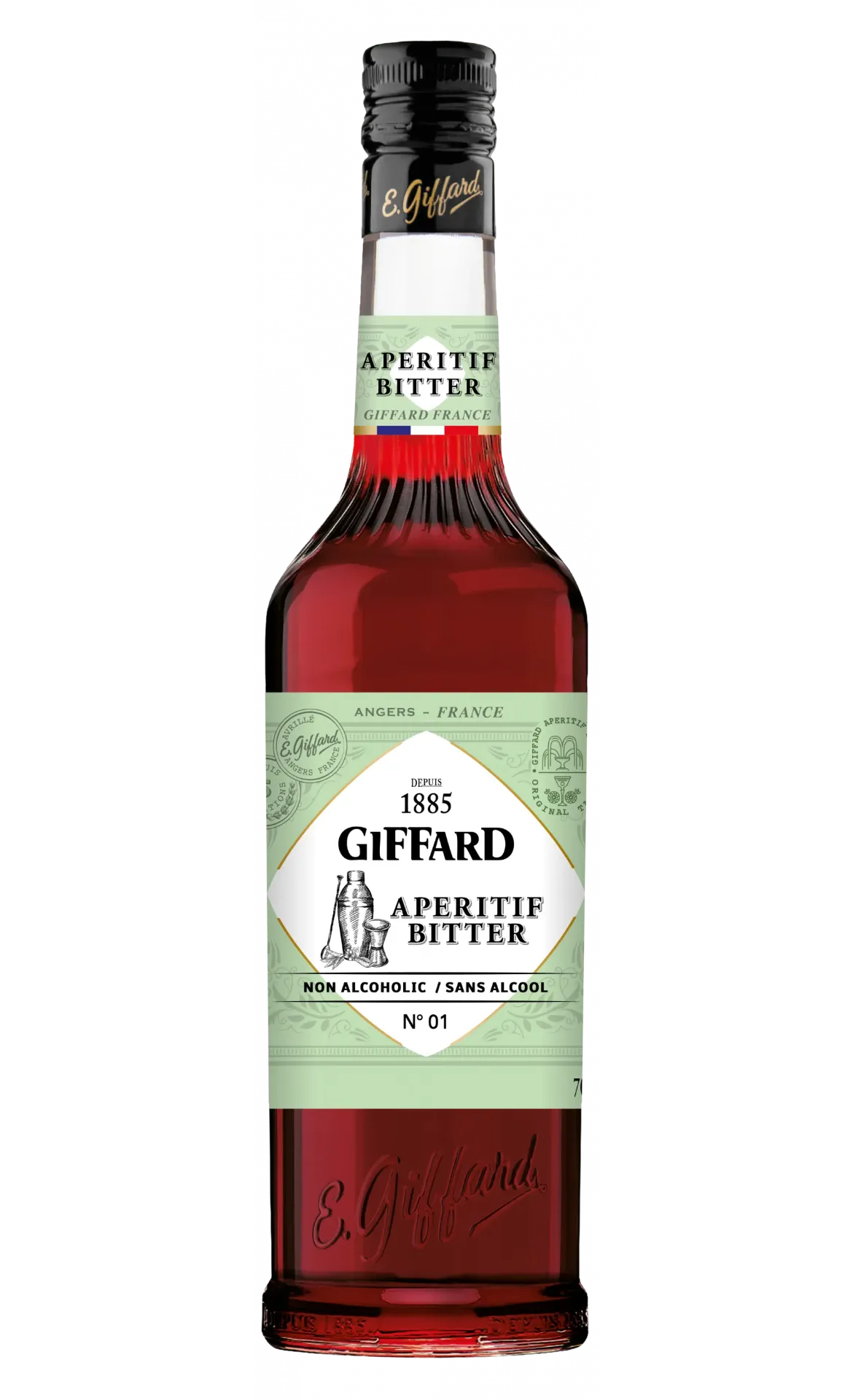 Bitter Aperitif Giffard 70cl (Non Alcoholic) - Base cocktail sans alcool - La Maison du Barman